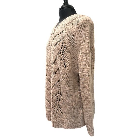 victoria’s Secret Chunky Oversized Open Knit Sweater Sz S - Picture 5 of 11